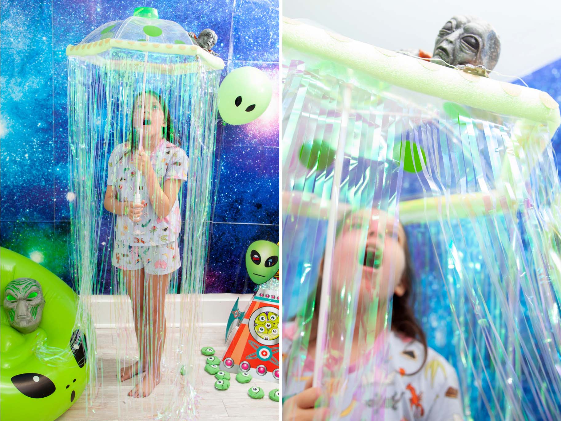 DIY Alien Abduction Halloween Costume Fun